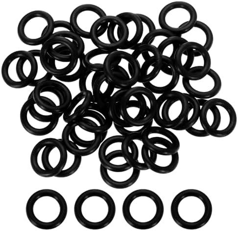 uxcell 100Pcs AS-110 NBR 70A O-Rings 3/8"ID x 3/32"CS/0.362"ID x 0.103"CS by uxcell