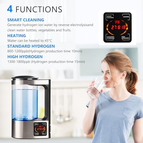 Hydrogen Water Machine Generator | 1800 PPB High Concentration - Image 3