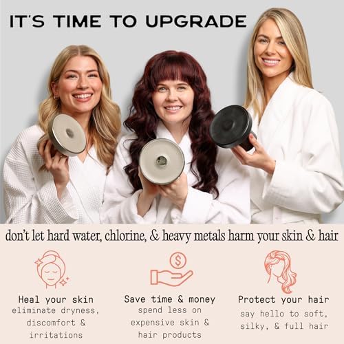 Lab Tested Filtered Shower Head | Best Shower Head with Filters for Chlorine & Hard Water | High Pressure Shower Filter for Healthy Skin & Hair | Soothes Dry or Irritated Skin & Hair (Brushed Nickel) - Image 4