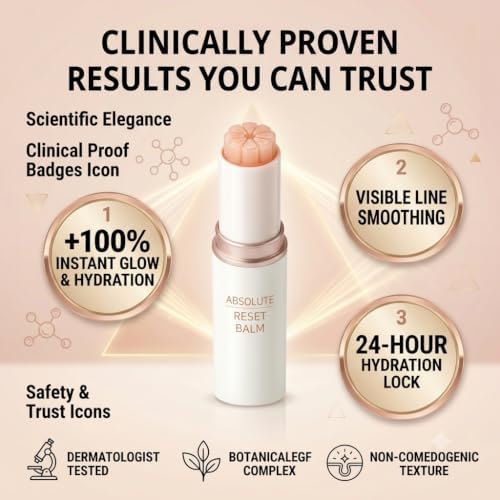 Absolute Reset Balm 0.3 oz,9g, eye cream ampoule, Korean Multi-Balm Stick, Exquisite Hydration & Glow - Image 7
