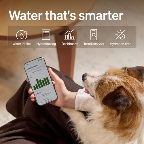 PETLIBRO Quiet Dog Water Fountain Stainless Steel Tray, Smart Pet Water Fountain for Dogs Inside with App Monitoring, 3L Dog Fountain Water Bowl, Automatic Water Dispenser for Dogs, Cat Water Fountain - Image 3