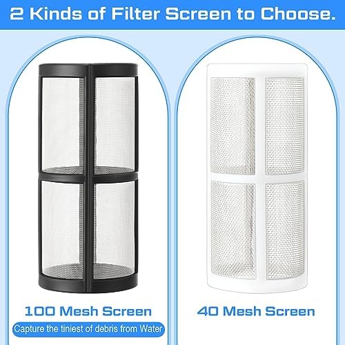 Retisee 3 Set Washing Machine Inlet Water Filter, 40 Mesh & 100 Mesh Screen - Image 4