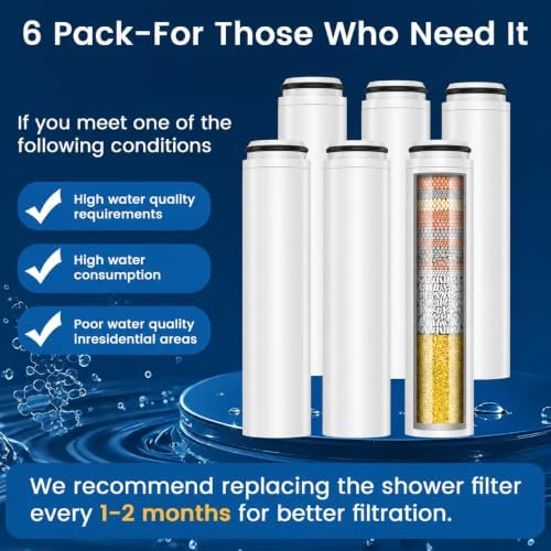 Shower Filter Compatible with Cobbe Shower Head Filter Replacement - Image 4