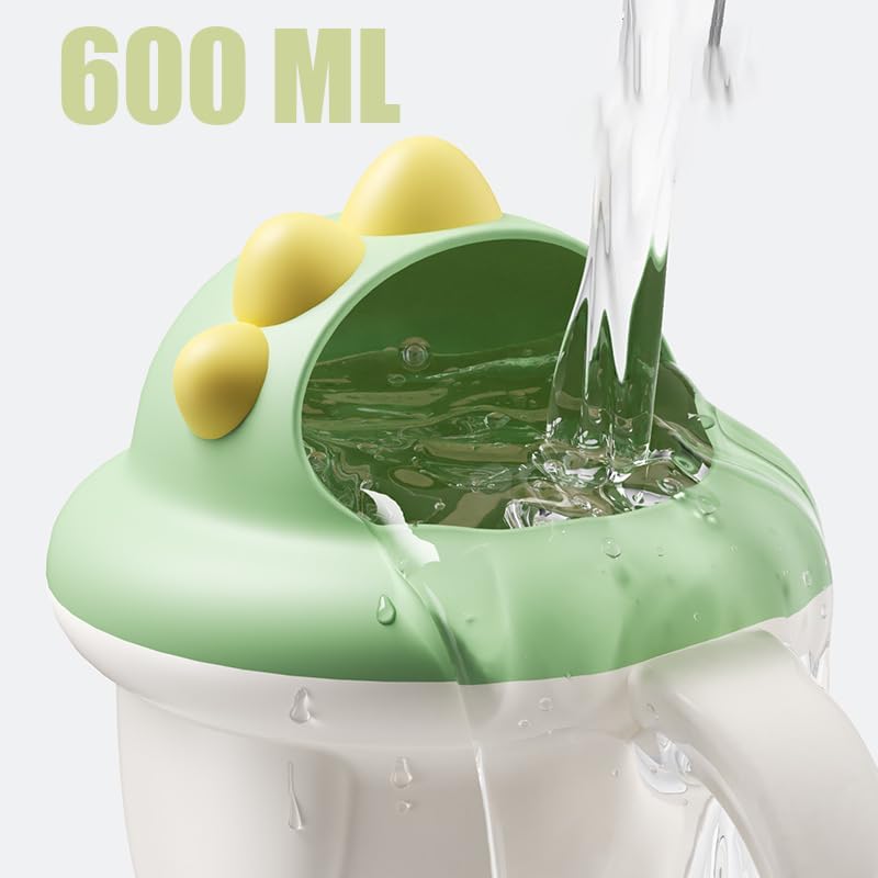 Rinse Shampoo Rinser Baby Rinse Cup Baby Bath Rinser Wash Hair Cup by Protecting Infant Eyes (Green) - Image 2