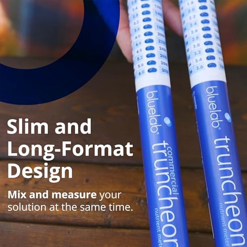 Bluelab TRUNCOMV2 Commercial Truncheon Nutrient Meter with Increased Measurement Range, Digital Conductivity (TDS, EC, ppm 500, ppm 700, CF) Tester in Water, Tool for Hydroponic System and Plant Grow - Image 5