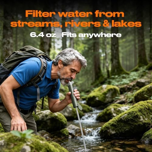 Outdoor Water Filter Straw (Straw Only) - Image 2