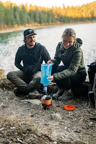 Sawyer Squeeze Water Filtration System, Cnoc Premium 2 Liter Bladder, Blue, Squeeze w/Cnoc 2 Liter Bladder (Pack of 4) - Image 2