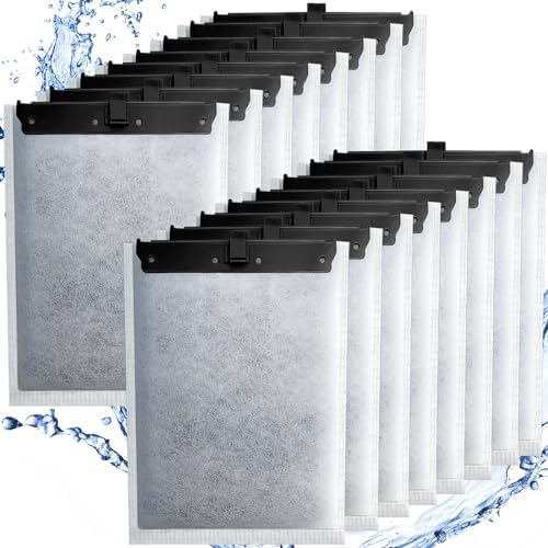 driamor 16 Pack Large Filter Cartridges Compatible with Whisper Filters 20i/40i IQ20/30/45/60 PF20/30/40/60, Aquarium Filter Cartridge Replacement Assembled Compatible with ReptoFilter by Driamor