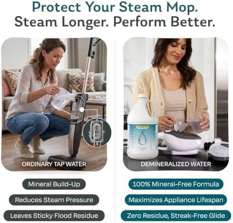 Steam & Go Unscented Demineralized Water for Steam Mop, 4 x 1 Gallon Jugs - Image 2