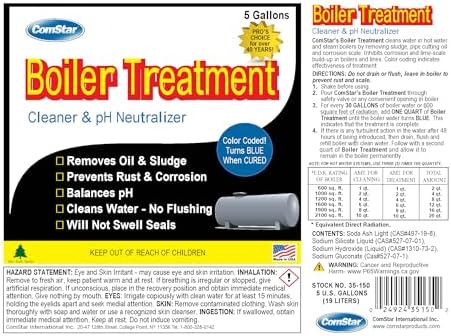 Boiler Treatment 5 gal Water Cleaner & pH Balancer, Inhibits Rust - Image 2