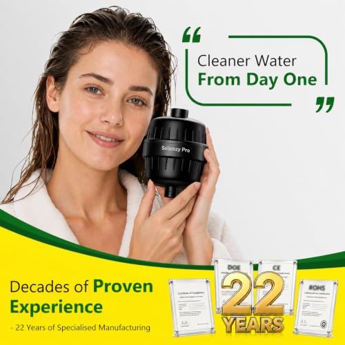 Shower Filter for Hard Water & Shower Water Softener, Sensitive Skin & Hair - Image 2