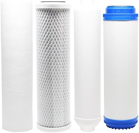 3-Pack Replacement Filter Kit Compatible with iSpring RCC7AK-UV RO System by Denali+Pure