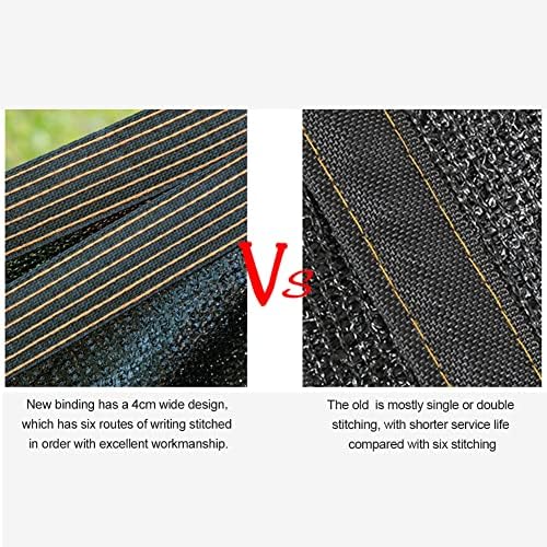winemana 20 x 20 FT Black Shade Cloth, Durable Mesh Tarp Garden Sun Shade - Image 5