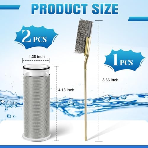 Enhon 2 Pieces 100μm Spin Down Sediment Filters Replacement Cartridges - Image 4