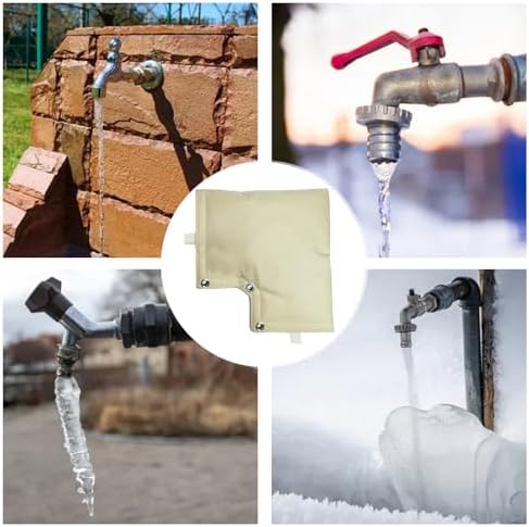 Backflow Preventer Insulation Cover - Freeze Protection Faucet Sleeve,Faucet Covers for Winter - for Well Winterizing Winter Water Garden Irrigation - Image 4