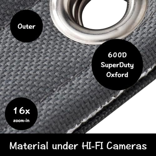 Urby 5 Layer Sprinkler Covers for Outside, Back Flow Covers for Winter Freeze and Intense Sun Protection, Outdoor Pipe Insulation Cover.[Granite Color] 20x24in - Image 5