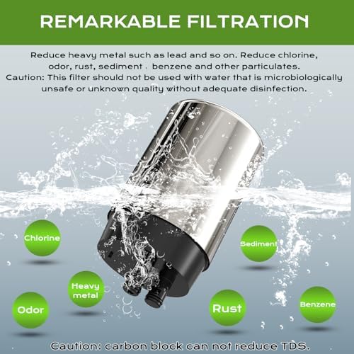 Faucet Water Filter, Replacement for Brita Faucet Filter - Fits All Tap Water Filters Compatible with Brita 36311 On Tap Faucet Filters System for Sink FR-200 FF-100, 4 Pack - Image 5