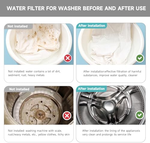 Reusable Brass Sediment Filter, Capable of Filtering out Impurities of 40 Microns in Water, Protecting Household Appliances. Suitable For Washing Machine Water Heaters and Showers (Aurichalceous) - Image 3