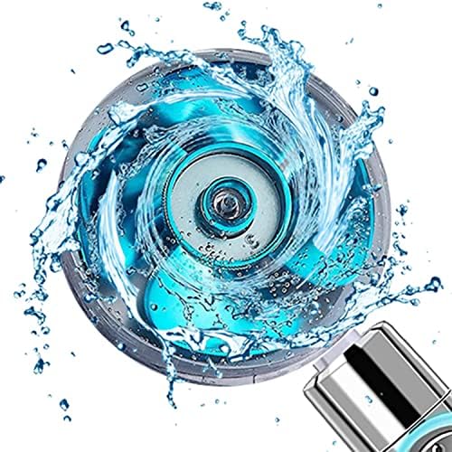 Handheld High Pressure Turbo Shower Head, 360° Rotatable Detachable Filtered Shower Head for Hard Water, Easy to Install - Image 4