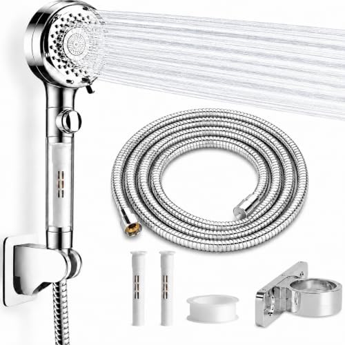 High Pressure Shower Head for RV, On/Off Camper Shower Head with 59" Hose by Maliansun