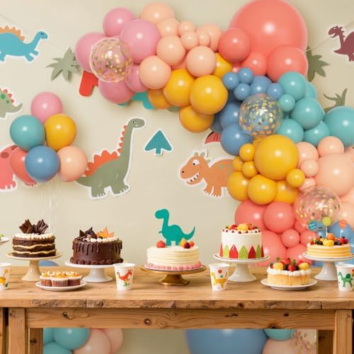 Amandir 153pcs Boho Rainbow Balloon Arch Garland Kit Different Sizes - Image 5