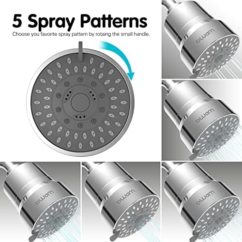 Filtered Showerhead with Shower Filter Cartridge for Remove Chlorine - Image 2