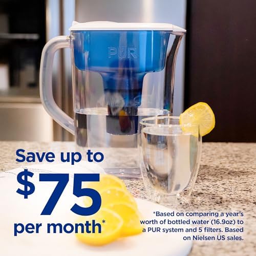PUR Water Filter Pitcher, 7-Cup Water Pitcher with Filter, White - Image 5