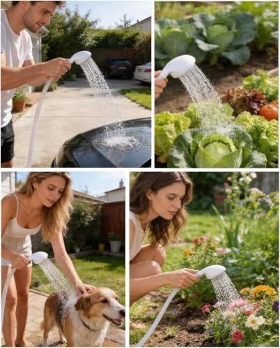 1 Pack Dog Shower Attachment, Portable Pet Shower, 78.7 Inch Bath Hose - Image 5