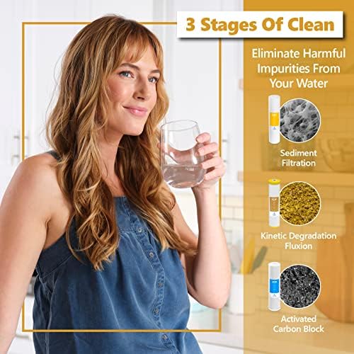 Express Water Whole House Water Filter System + iSpring Reusable Spin Down Sediment Water Filter - Image 4