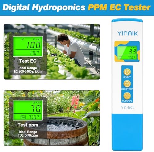 YINMIK TDS Meter EC Tester Water PPM Meter Digital Conductivity Reader - Image 5