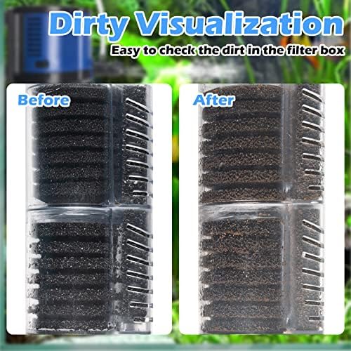TARARIUM Aquarium Filter Powerful 700GPH for 100-400 Gallon Large Fish Tank Small Pond Fountain, Wave-Maker Submersible Water Pump Turtle Tank Filter for Saltwater & Freshwater System - Image 6