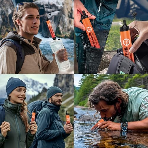 Straw Water Filter 5 Pack - Outdoor Camping & Hiking Survival Gear - Image 6