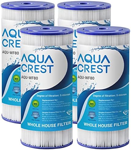 AQUA CREST FXHSC Whole House Water Filter for GE® FXHSC, 5 Micron by AQUACREST