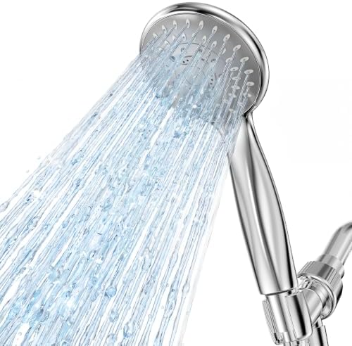 KOSNEW® High Pressure Handheld Shower Head with 5 Spray Modes by KOSNEW