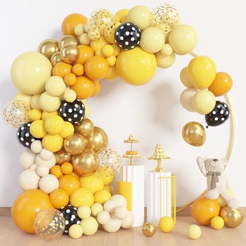 Amandir 153pcs Bee Balloon Arch Garland Kit Different Sizes - Image 2