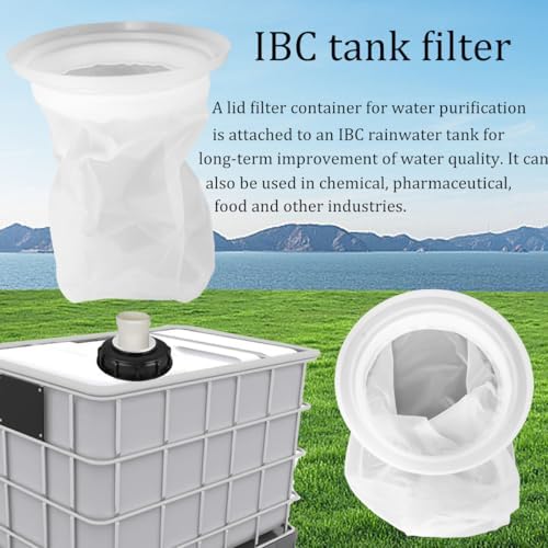 IBC Lid Filter Screen Nylon Screen IBC Tote Lid Filter for Water Tank Rain Barrel Washable - Image 5