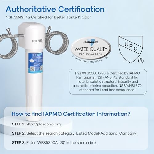 ICEPURE 21" WFS5300A 5 Years Under-Sink Water Filter System - Image 2