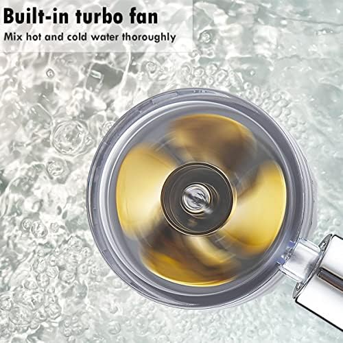 CWPW High Pressure Handheld Showerhead with filters,Vortex hydro jet Turbo - Image 6