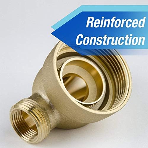 iSpring WGB32BM 3-Stage Whole House Water Filtration System & WSP-100 Reusable Whole House Spin Down Sediment Water Filter 100 Micron, 1" MNPT + 3/4" FNPT, Brass - Image 7