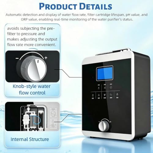 Alkaline Water Ionizer Machine, 11 Titanium Plates Water Purifier Machine - Image 4