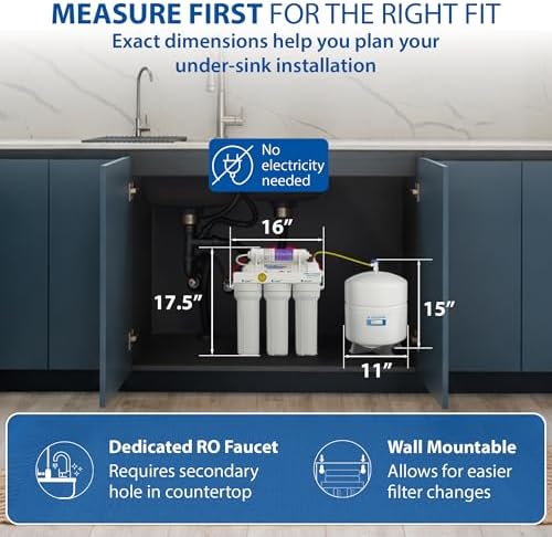 APEC Water RO-PH90, 6-Stage Under Sink RO System, Alkaline, 90 GPD - Image 5