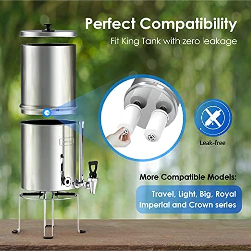 Waterdrop Gravity Water Filter, Replacement for Berkey® PF-2®, 2 Pack - Image 6