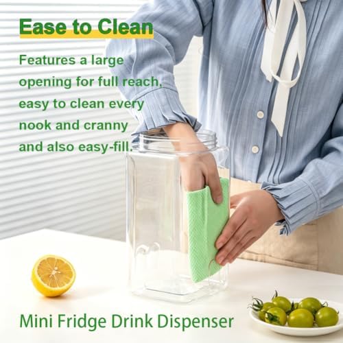 Mini Fridge Water Dispenser,3.5L/0.9Gal Leak-Proof Small Slim Drink Pitcher - Image 4