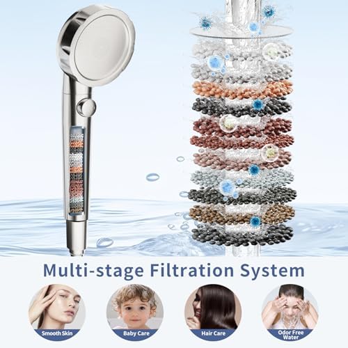 Bathtub Faucet with Sprayer, Metal Tub Tap with Sprayer (Brushed Nickel) - Image 3