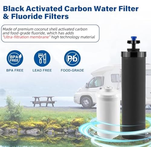 Black Activated Carbon Water Filters & Fluoride Filters fit for Berkey - Image 3