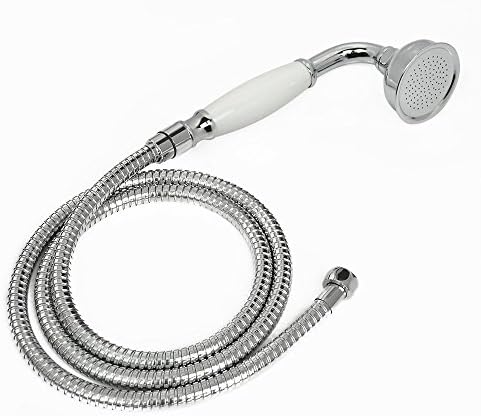 HOMEDEC Vintage Handheld Shower Head with 59" Flexible Hose, Chrome by HOMEDEC