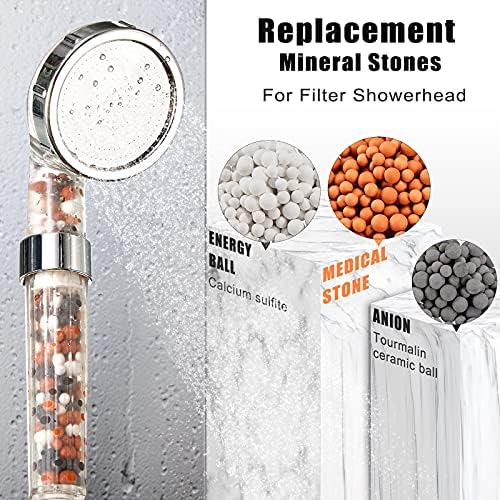 Honoson 6 Pack Shower Head Beads Refill Replacement Filter Mineral Balls - Image 2