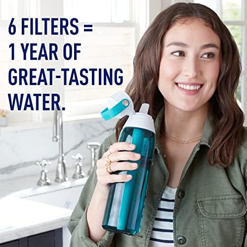 Brita Insulated Filtered Water Bottle with Straw Water Filter Replacements - Image 6