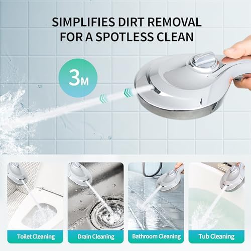 HYLER Shower Head High Pressure Handheld with 15-Stage Filter, 2.5 GPM - Image 5
