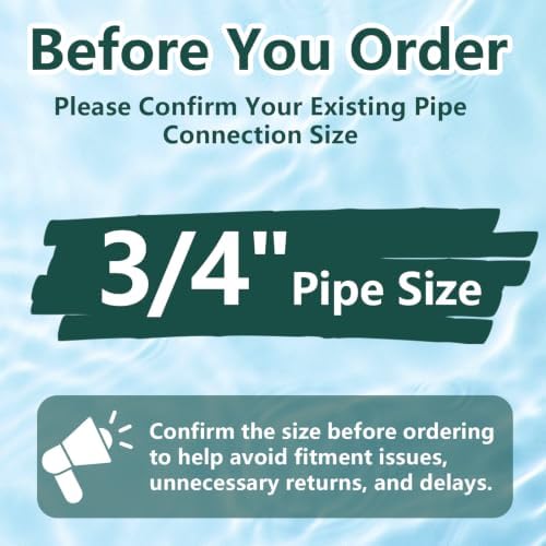 【UPC® Certified】3/4" Brass Pressure Vacuum Breaker, 400PSI Max, Heavy Duty Brass Sprinkler Backflow Preventer for Non-Potable Systems Like lawn Irrigation System and More - Image 3